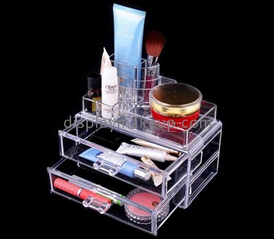 Display case manufacturers customize plastic makeup drawer organizers storage DMO-513