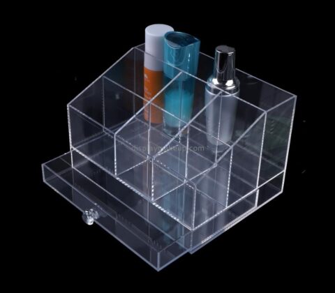 Makeup display stand suppliers customize makeup tray clear cosmetic organizer DMO-511