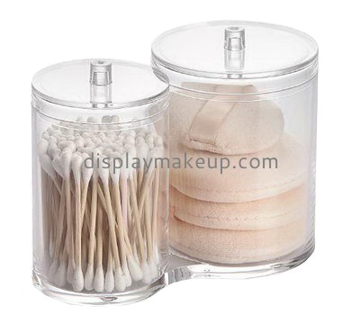 Acrylic display manufacturers custom acrylic bathroom cotton ball jars storage boxes DMO-437