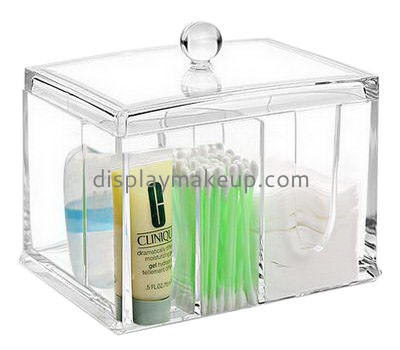 Customized acrylic bathroom organizer beauty product organizer small makeup box DMO-261