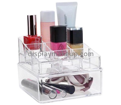 Custom acrylic cosmetic storage organizer cosmetic acrylic organizer clear cosmetic organizer DMO-209