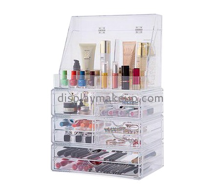 Custom acrylic small plastic boxes acrylic makeup holder makeup organizer acrylic DMO-199