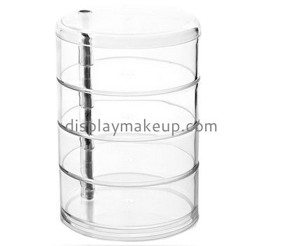 Wholesale acrylic makeup box 360 rotating cosmetic organizer makeup organizer box DMO-102