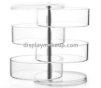 OEM supplier customized plexiglass rotating cosmetic organizer box DMO-067