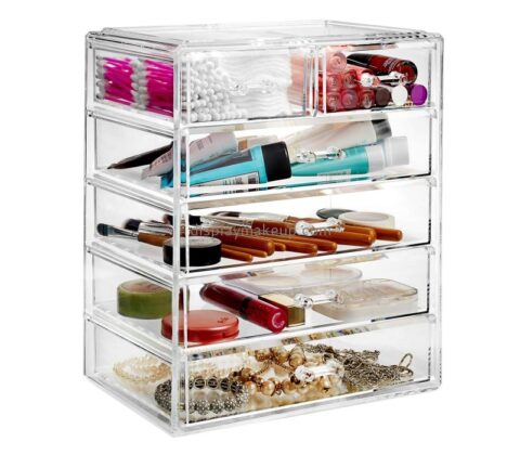 Factory custom design acrylic makeup organizer DMO-041