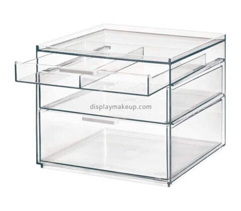 China acrylic factory wholesale acrylic makeup organizer with drawers DMO-039