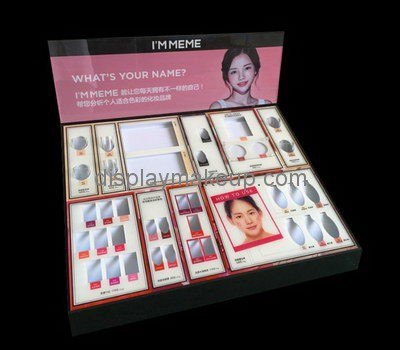 Customize plexiglass beauty product display stand DMD-2378