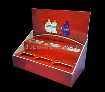 Customize acrylic tabletop tiered display stand DMD-2246