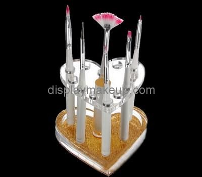 Customize acrylic cheap makeup brush holder DMD-1872