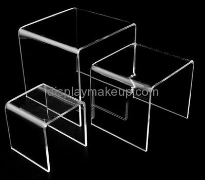 Bespoke clear acrylic display risers DMD-1507