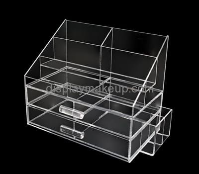 Acrylic products manufacturer custom makeup display stand organizer DMD-981