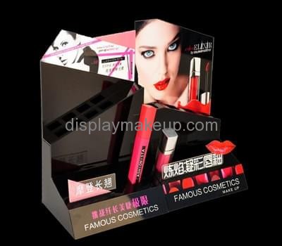 Plastic manufacturing companies custom design plexiglass makeup retail display DMD-735