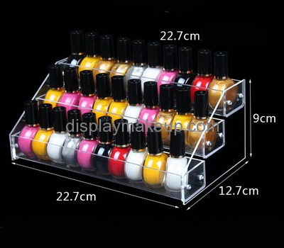 China acrylic manufacturer customized acrylic makeup and nail polish organizer holder DMD-584