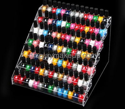 Acrylic plastic supplier customized acrylic nail polish organizer rack holder DMD-580