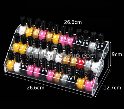 Cosmetic display stand suppliers customized nail polish organizer rack DMD-392