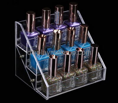 Cosmetic display stand suppliers customized acrylic nail polish display holder stand DMD-378