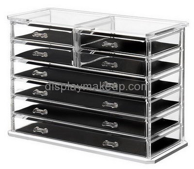 Perspex suppliers custom clear acrylic drawer makeup organizer DMO-453