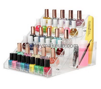 Acrylic manufacturing company custom acrylic makeup nail polish storage organizer DMO-449