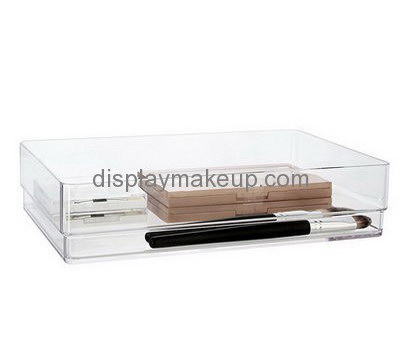 Plexiglass manufacturer custom acrylic bathroom makeup tray cosmetic organizer DMO-448