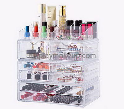 Acrylic display factory custom acrylic organizing storage makeup drawers DMO-442