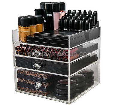 Acrylic display supplier custom clear acrylic drawers countertop makeup organizer DMO-420