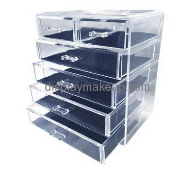 Custom acrylic lucite storage makeup holder 6 drawers box DMO-396