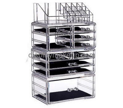 Custom cheap acrylic makeup storage organizer 10 drawers organization DMO-391