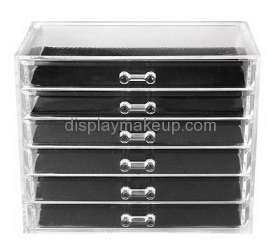 Custom large clear acrylic makeup storage organizer DMO-377