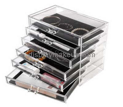 Custom acrylic drawers cheap best makeup case organizer DMO-369