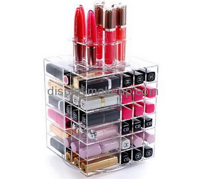 Custom acrylic large makeup spinning makeup storage organizer containers DMO-364