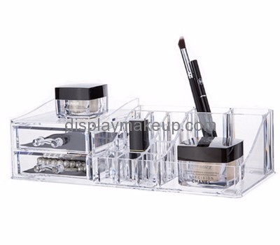 Custom clear acrylic makeup cosmetic brush storage holder organizer DMO-359