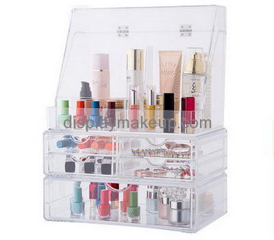 Custom clear acrylic cosmetic makeup nail varnish storage drawers DMO-350