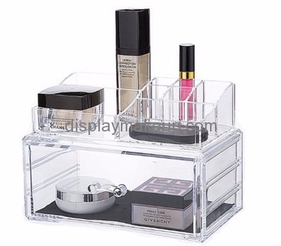 Customized tabletop acrylic makeup cosmetic storage organizer boxes drawers DMO-311