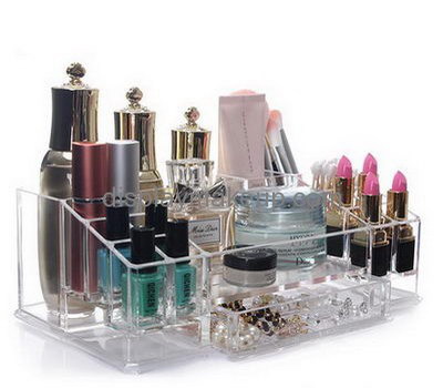 Custom acrylic drawer storage makeup table organizer make up organizer DMO-287