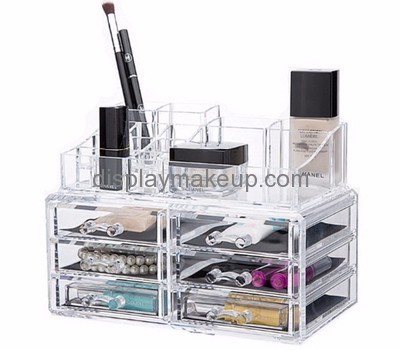 Customized acrylic makeup storage box makeup storage cheap organizers for makeup DMO-281