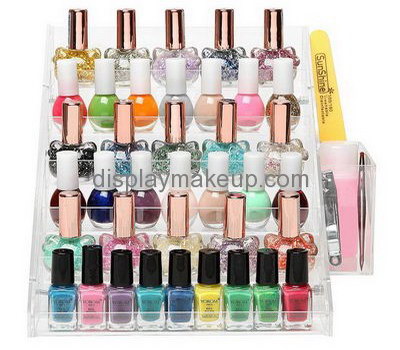 Custom acrylic nail polish organizer transparent makeup organizer cheap makeup organiser DMO-270