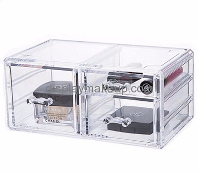 Custom acrylic cosmetic drawers 3 drawer makeup organizer cosmetic organisers DMO-259