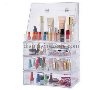 Custom acrylic makeup storage case acrylic concepts makeup organizer acrylic organizer for makeup DMO-221