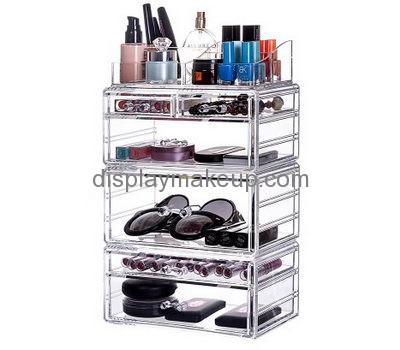 Customized clear makeup organizers cosmetic drawer organizer countertop cosmetic organizer DMO-206