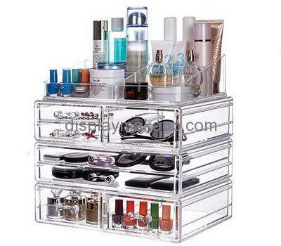 Customized acrylic cosmetic organiser tabletop cosmetic organizer plastic makeup storage DMO-204