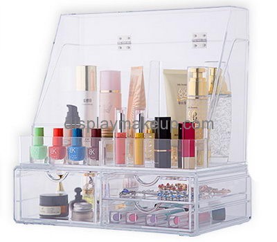 Custom acrylic container store makeup organizer acrylic makeup box acrylic drawers makeup DMO-191