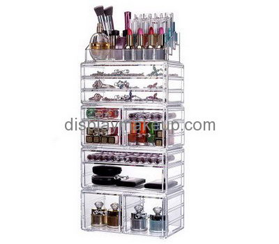 Custom acrylic cosmetic drawers large cosmetic organizer large acrylic makeup organizer DMO-189