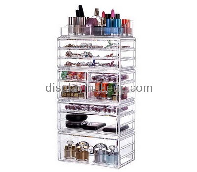 Custom clear acrylic storage boxes cosmetic storage containers clear makeup box DMO-185