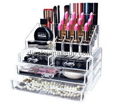 Custom acrylic makeup organizer storage makeup organizer case makeup drawers DMO-157