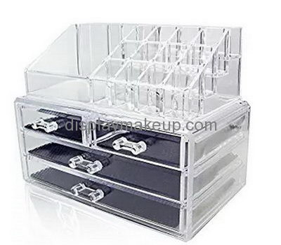 Custom acrylic makeup organisers cosmetic organiser makeup drawer organizer DMO-151