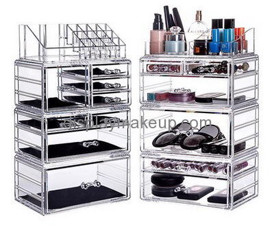 Custom acrylic cosmetic drawer organizer makeup drawer organizer makeup storage box DMO-150