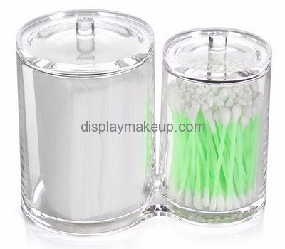 Customized acrylic cotton swab container acrylic organizer makeup organizer acrylic cosmetic DMO-127