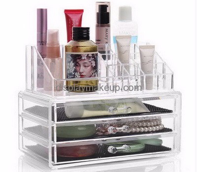 Customized acrylic make up display stand make up organiser acrylic makeup organizer DMO-122