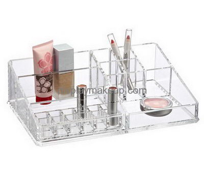 Custom design acrylic make up organiser plexiglass makeup organizer mac cosmetic display DMO-116