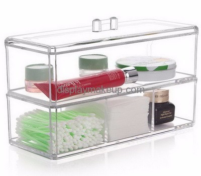 Factory hot selling acrylic makeup boxes with lid DMO-044